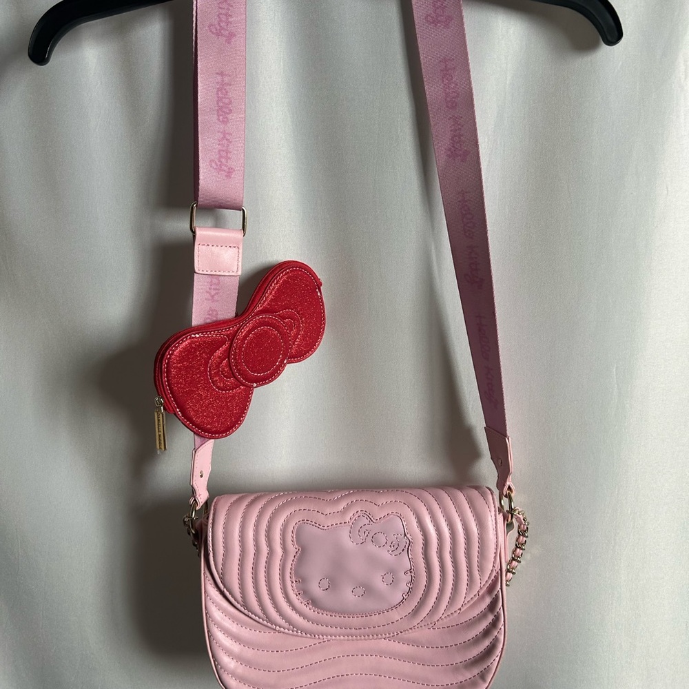 Danielle Nicole Nwot Pink Hello Kitty Crossbody B… - image 1